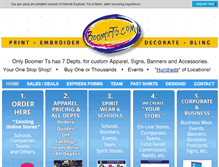 Tablet Screenshot of boomerts.com
